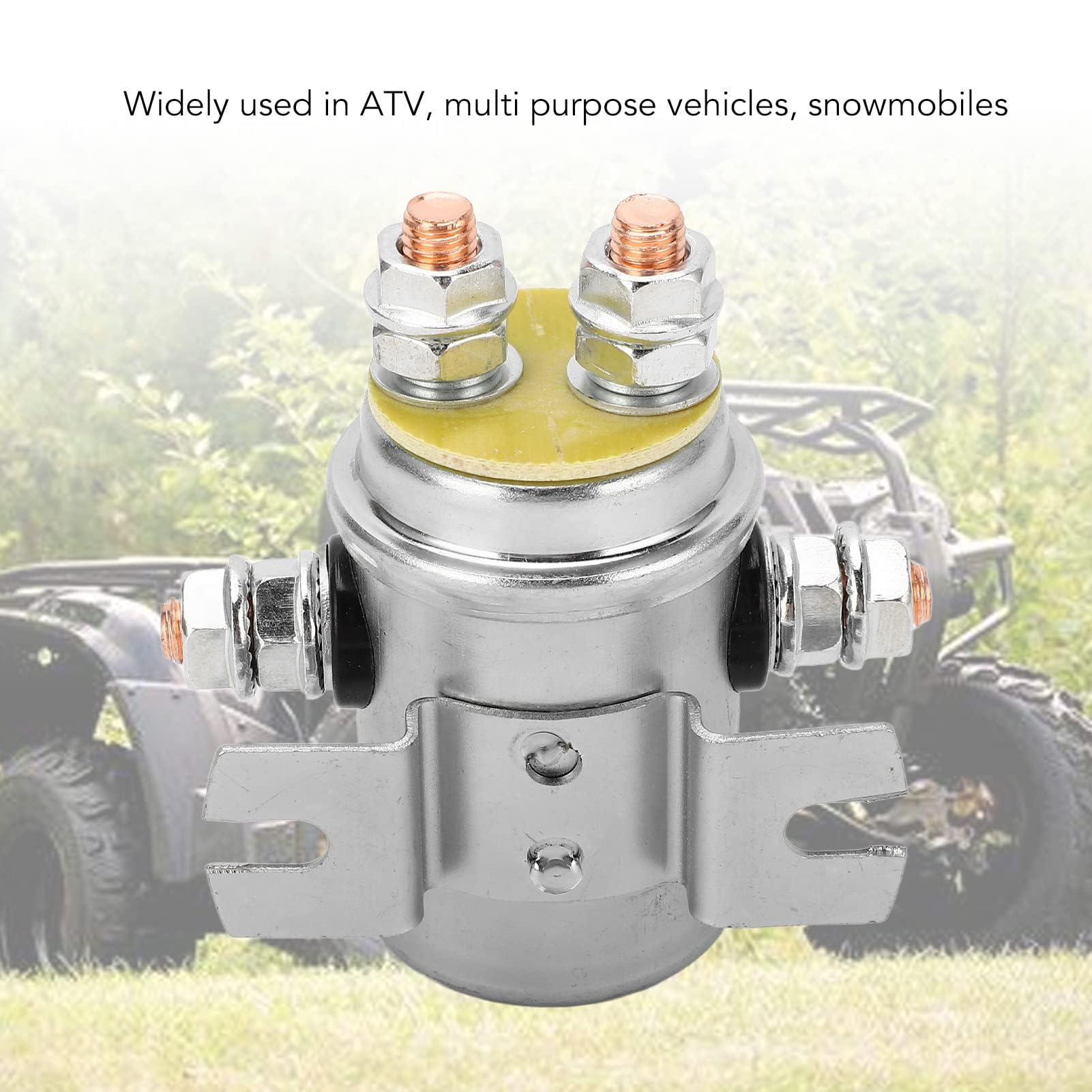DC 12V Przekaźnik Wciągarki Przekaźnik Elektromagnetyczny Wciągarki 600A Przekaźnik Rozrusznika Akcesoria z izolowaną ognioodporną obudową ABS do Quadów