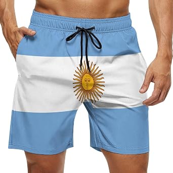 Mens Casual Drawstring Shorts Belarus Flag,