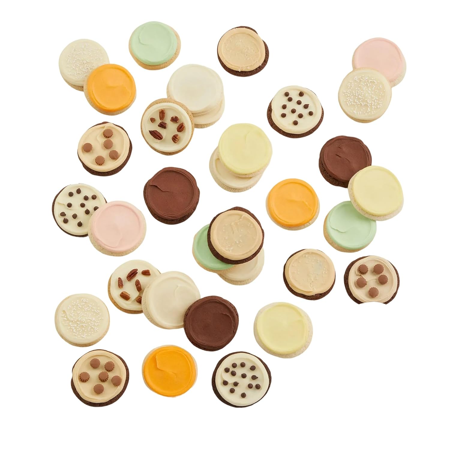 Cheryl's Cookies® Buttercream Cookies Assortment, with 36 Gourmet Buttercream Frosted Cookies in 11 Delicious Flavors, Individually Wrapped, Ideal for Gifting or as a Personal Treat