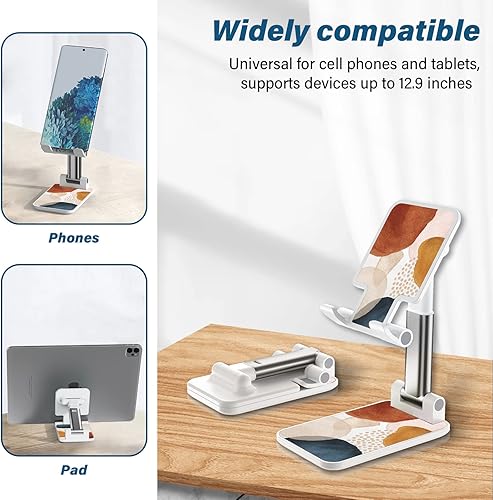 Miniatura 4 de Soporte de teléfono plegable para escritorio, soporte de teléfono celular de ángulo ajustable para iPhone, Samsung y otros teléfonos inteligentes