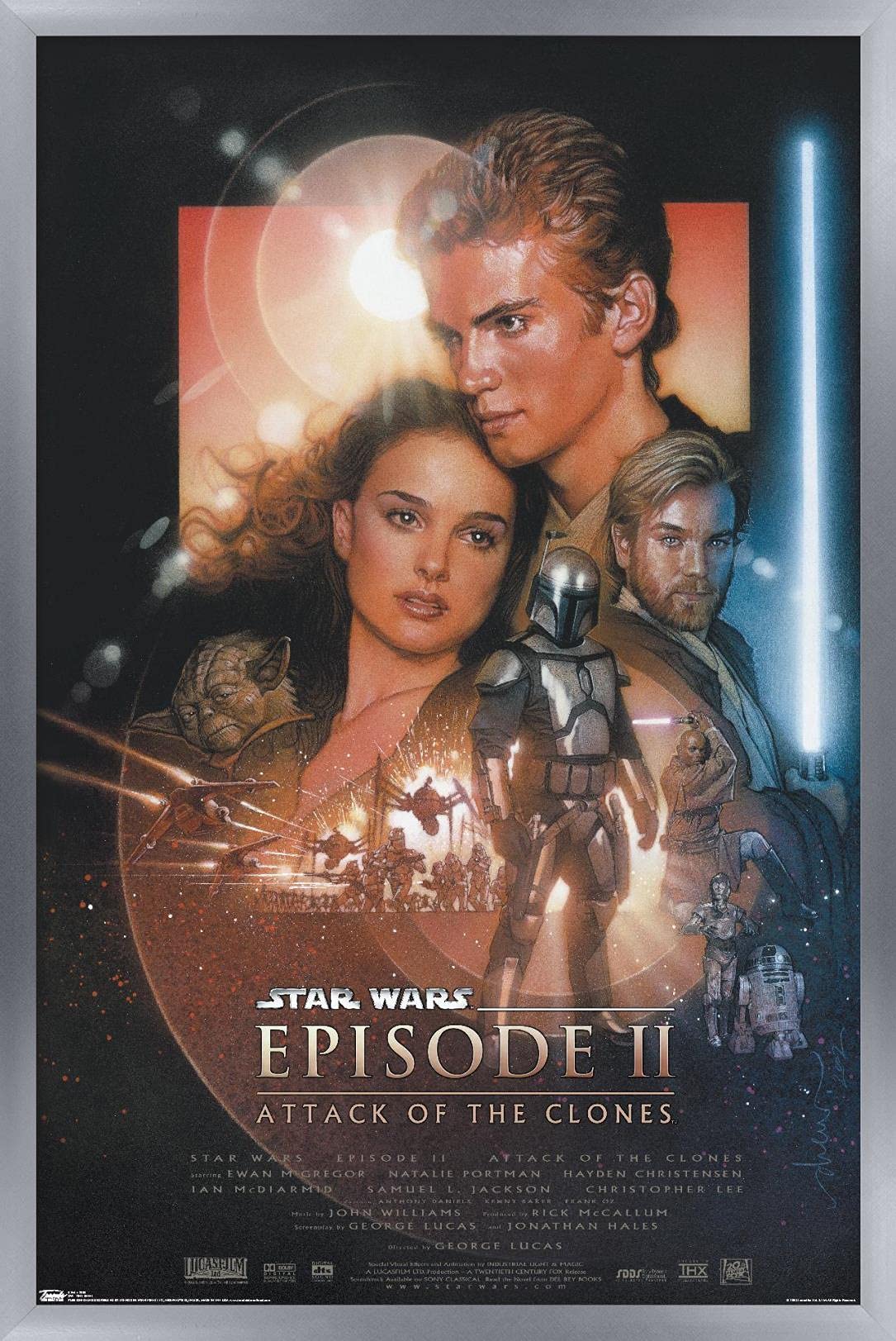 【非売品】スター・ウォーズエピソード2 　のビデオ広告用ポスター Amazon.co.jp: Trends International スター・ウォーズ