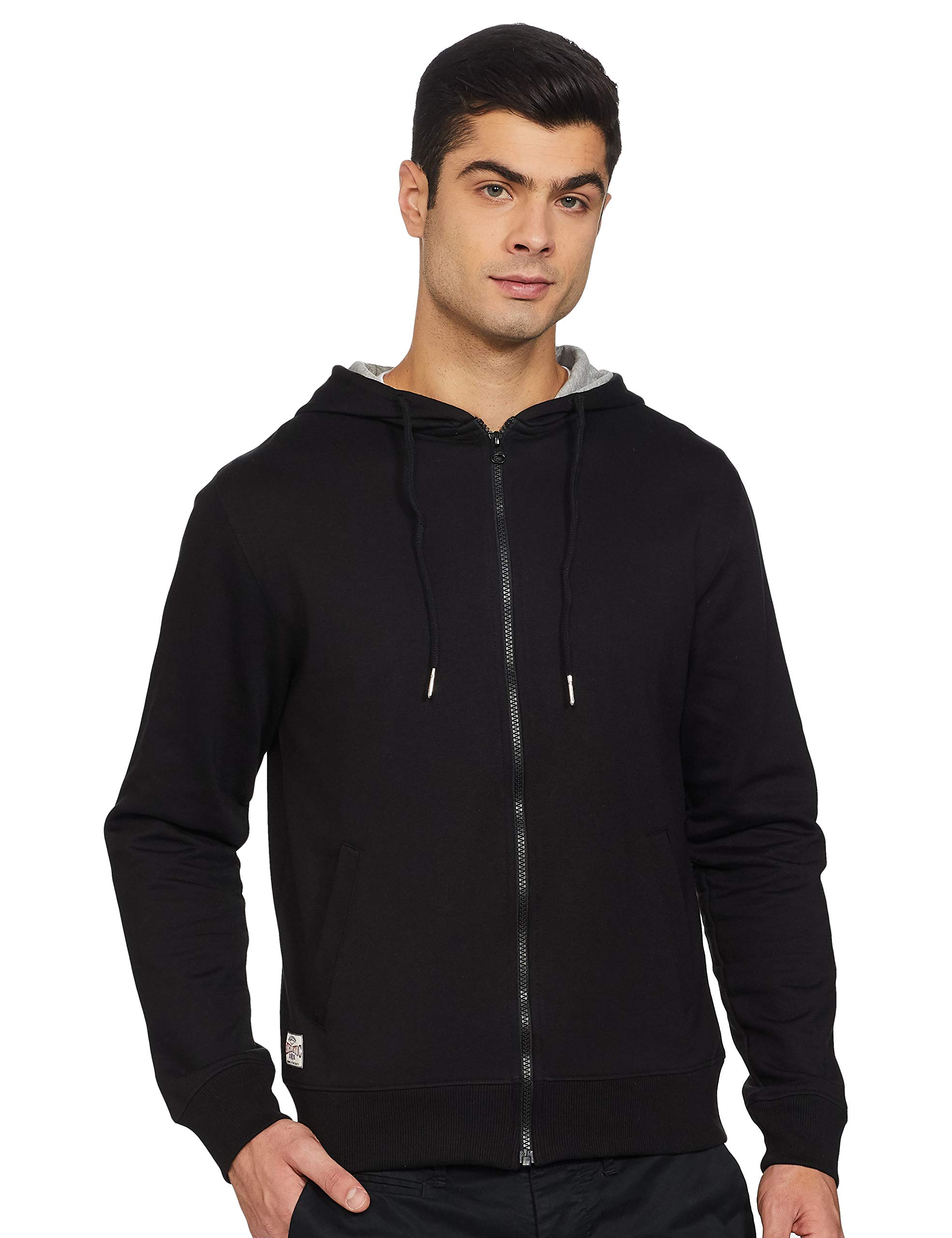 deniklo Men's Sweatshirt with Hoodie for Winter Wear | Men's Full Sleeves Zipper Fleece Hoodie | Winter Wear Hooded Sweatshirt |Full Sleeves Hoodies with Pocket | Western Stylish Sweatshirt for Men-picture-22