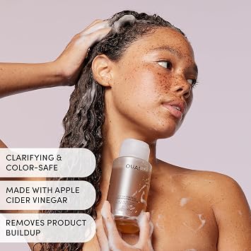 OUAI Hair Oil Full Size & Detox Shampoo Deluxe (2 Count)
