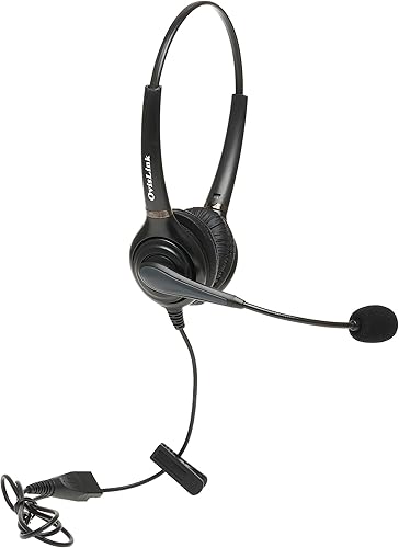 Miniatura 2 de Grandstream Auriculares para teléfono con 2 auriculares en ambas orejas  Micrófono con cancelación de ruido Auriculares de centro de llamadas