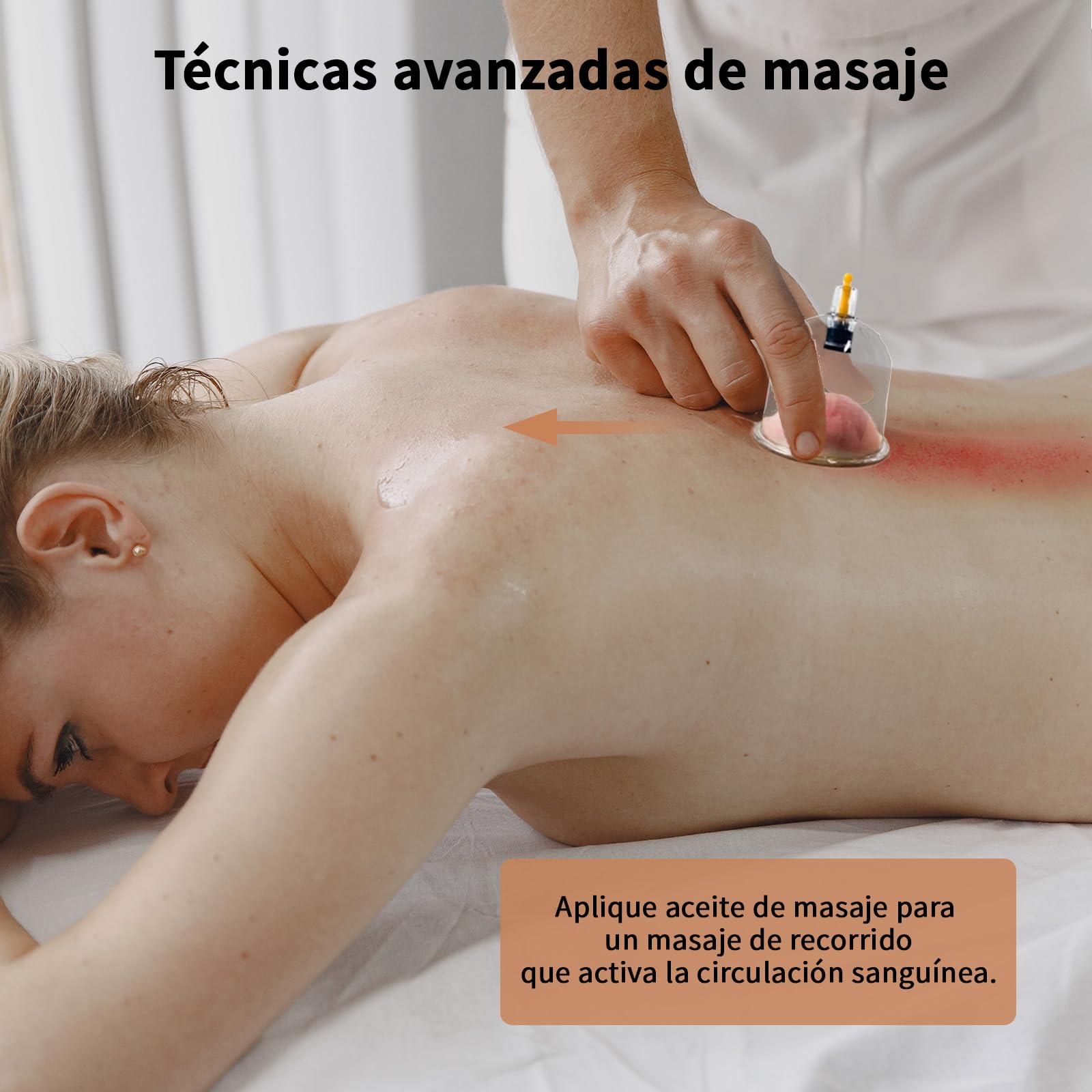 Set de 18 Ventosas para Fisioterapia，Ventosaterapia con Imanes Terapéuticos，Ventosas masaje: ideales para tratar la celulitis, mejorar la circulación sanguínea y aliviar dolores musculares