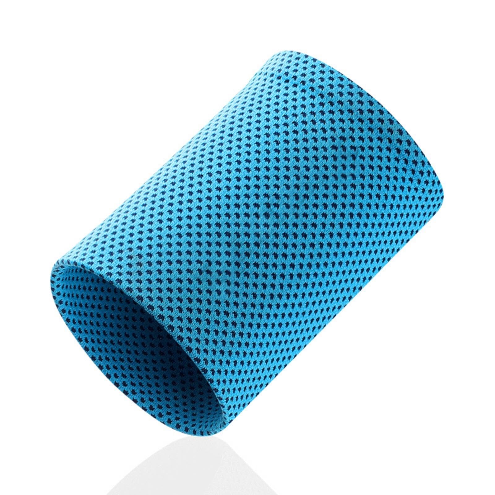 Wrist Sleeve Breathable Sports Wristband Elastic Wrist Cuff for Athletes, Runners, Workouts, Gym, Running Blue M-image-45