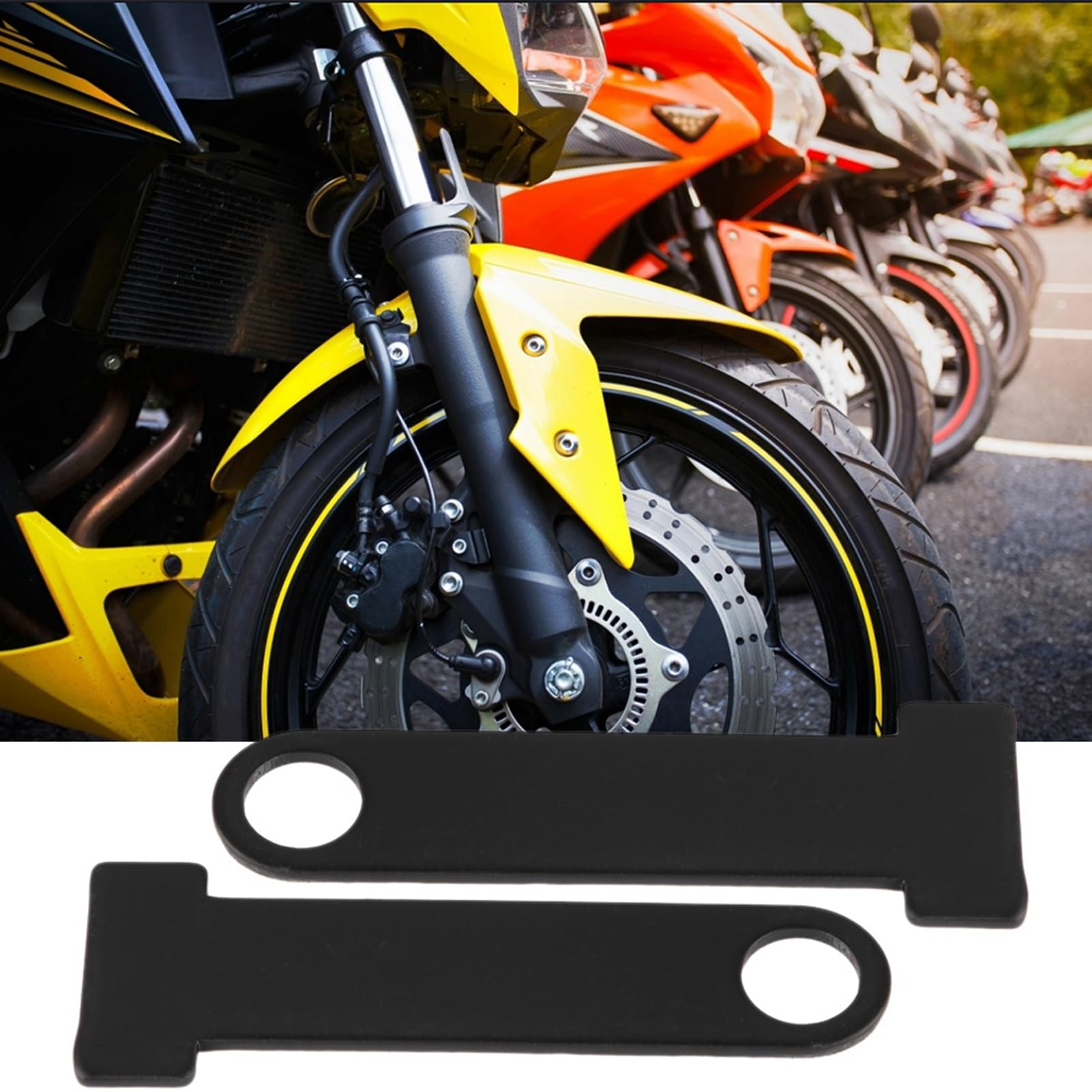 KooingTech 2 PCS Motorcycle Helmet Lock Motorcycle D Ring, Black Stainless Steel Motorcycle Lock Helmet Quick Release Buckle Kit, Motorcycle Modification Accessory (B)