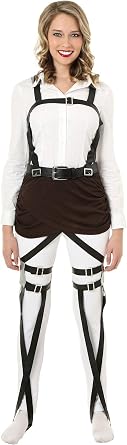 Attack on Titan Mikasa Costume Kit Female Harness, Blades, Scout Gear