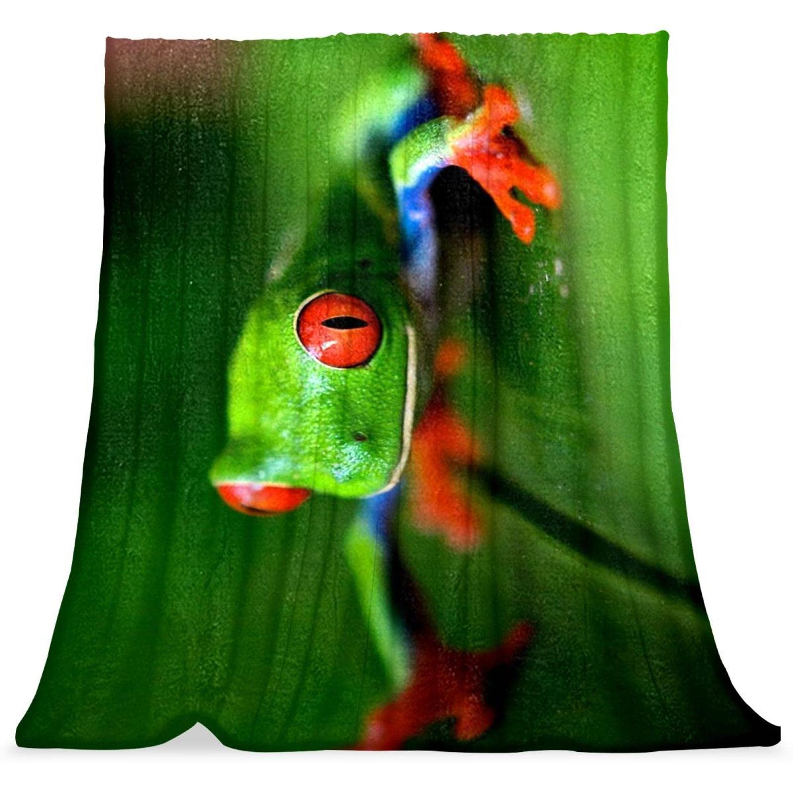 Couvre-lit confort au motif grenouille verte pour des rêves enchantés