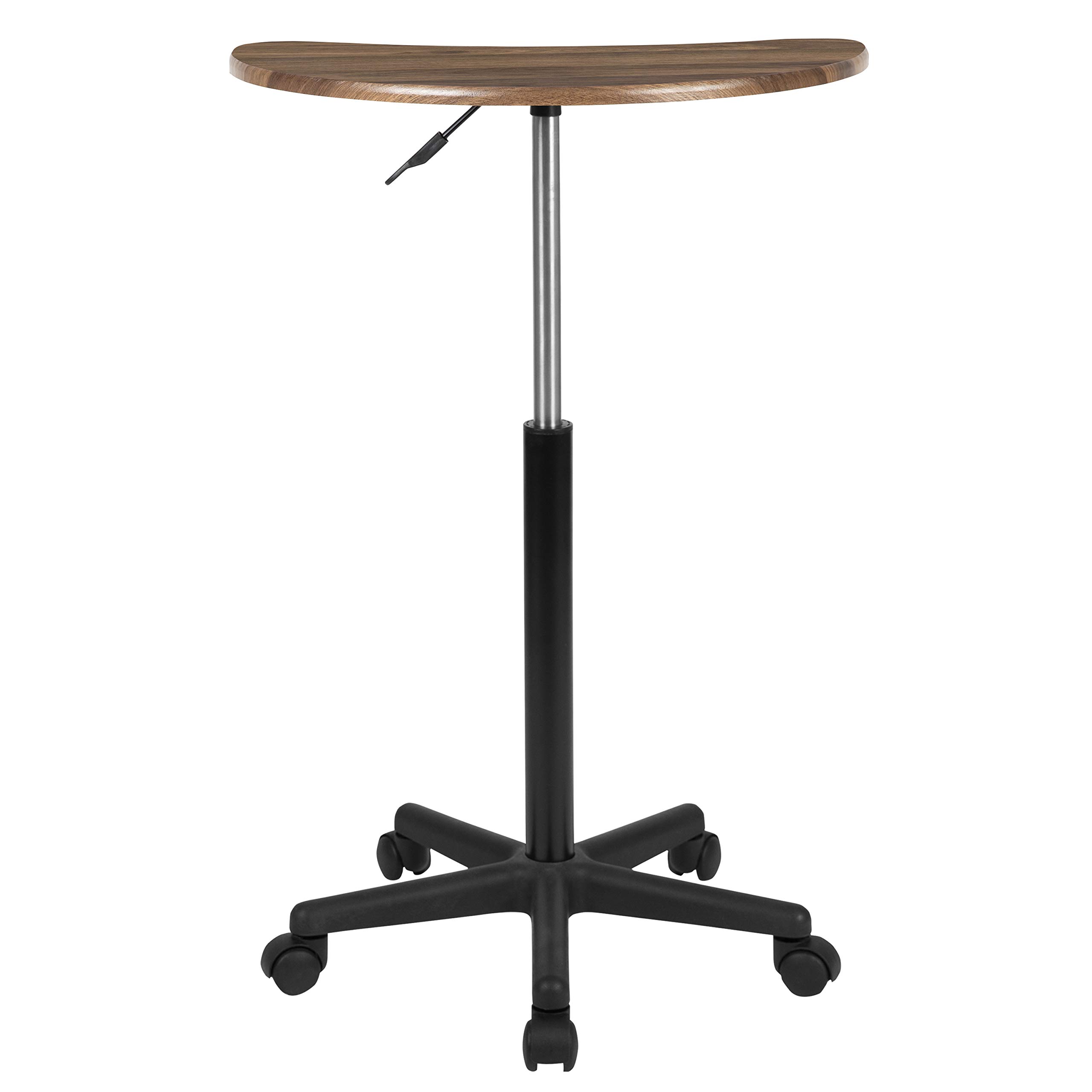 Flash Furniture Mobiler Laptop-Schreibtisch, Walnussholz