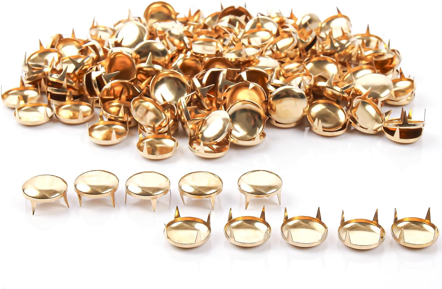 500 brons messing ronde studs spots spikes klinknagels 032 punk sieraden schoenen tassen kleding accessoires klinknagel apparel naaien rivet - kantoorartikelen kopen? | Korting tot 9