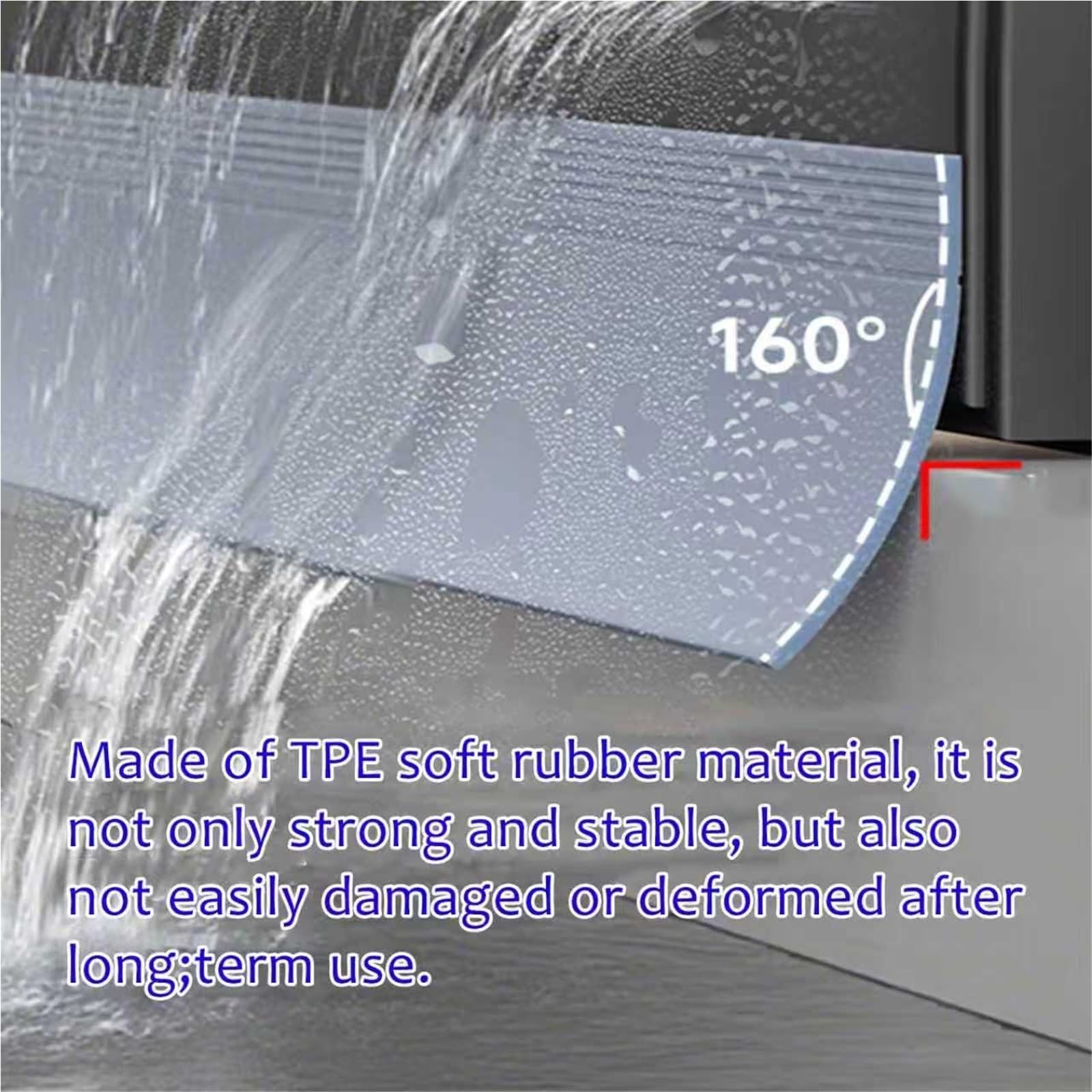 Protector Lluvia Autoadhesivo Multicolor, 70-110mm, 1-5Pz(A 3 Pcs,Width 70mm)