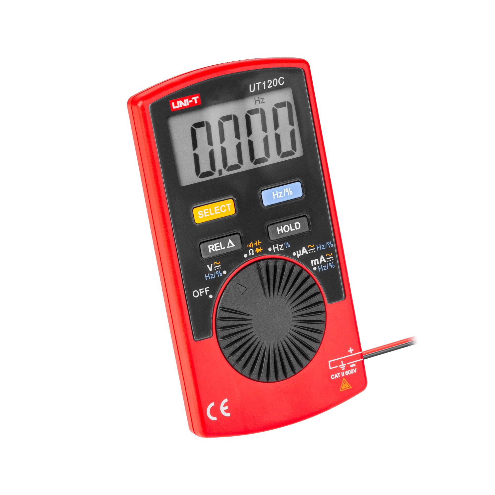 UNI-T UT120 C/mie0144 Multímetro Digital con cambio automático, AC/DC de voltaje y corriente, resistencia, continuidad, diodos de Tester