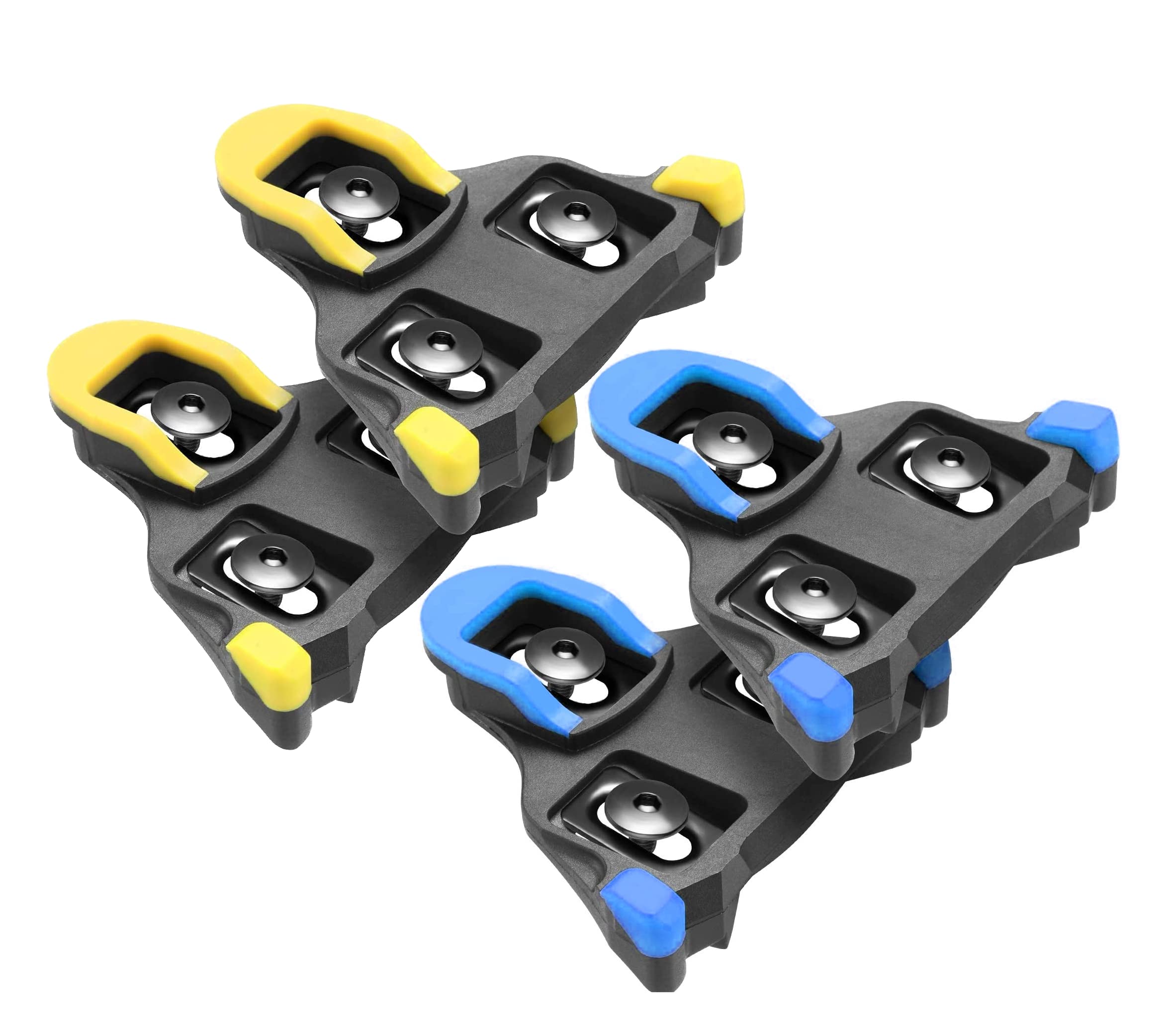 Bike Cleats -Compatible with Shimano SPD-SL Pedals/SM-SH10 SH11 SH12 Cleats, Indoor Outdoor Peleton Cycling Pedals Shoes Cleat & Road Bicycle Clips