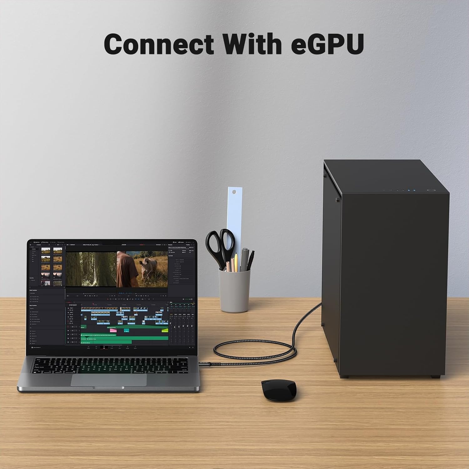 USB Data Cable(3.3FT, 2packs) 80Gbps Data Transfer, Bandwidth for 16K/Dual 8K, 240W, Braided USB C Video Cable Compatible Thunderbolt 4/5, SSD, MacBook M4 Pro,Dock,eGPU/USB 4 Monitor