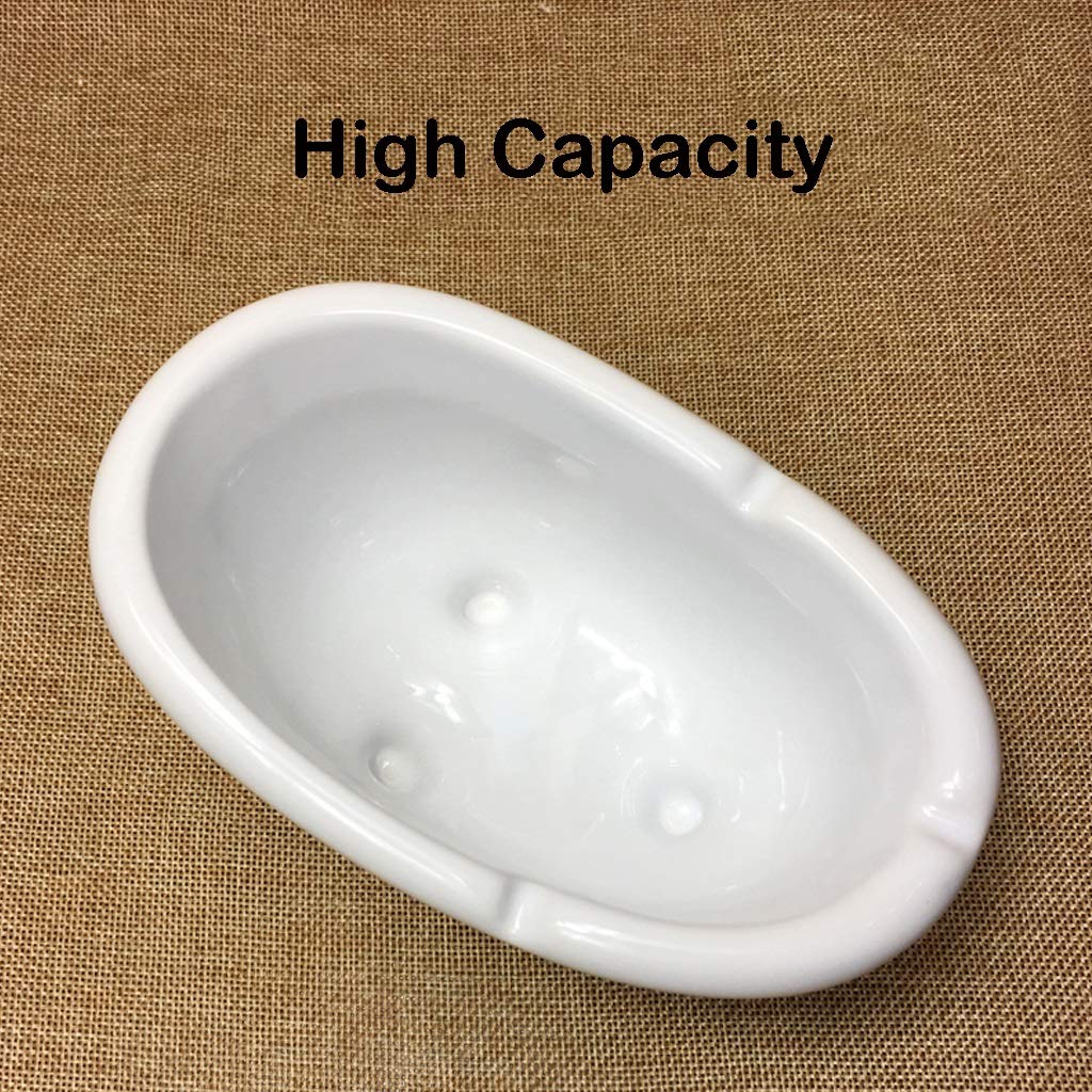 Posacenere da tavolo in ceramica, design creativo per vasca da bagno, regalo unico per fumatori, posacenere decorativo da tavolo
