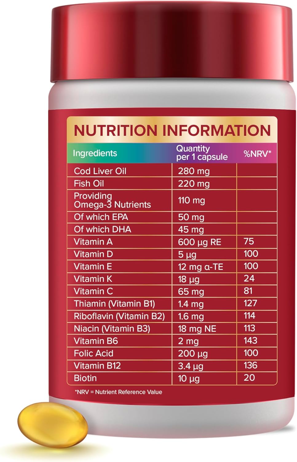 Simply Timeless Cod Liver Oil Plus Multivitamins 30 Capsules