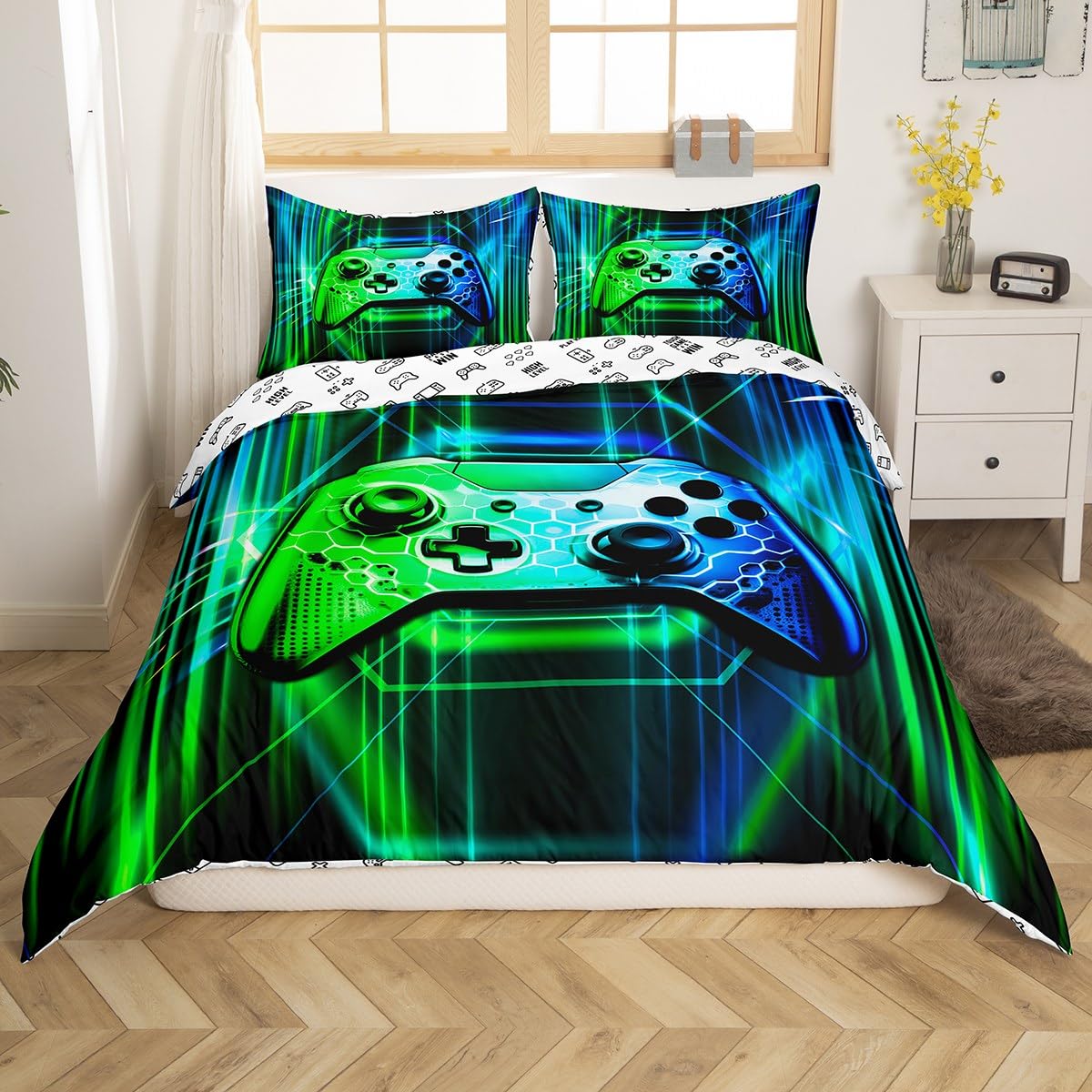 Gamer Duvet Cover Set Double Size