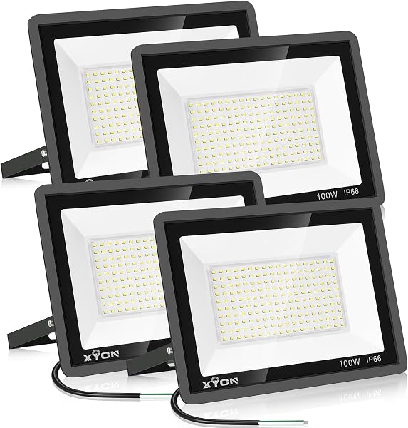XYCN LED Flood Light, Super Bright P66 Waterproof Security Outdoor LED Arena Lights Commercial Lighting Floodlight for B