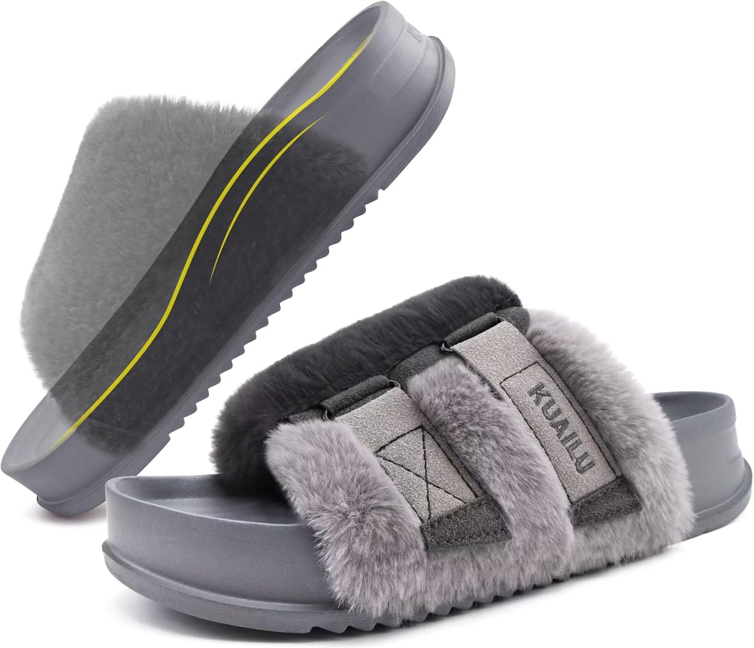 KuaiLu Women's Orthotic Arch Support Slippers