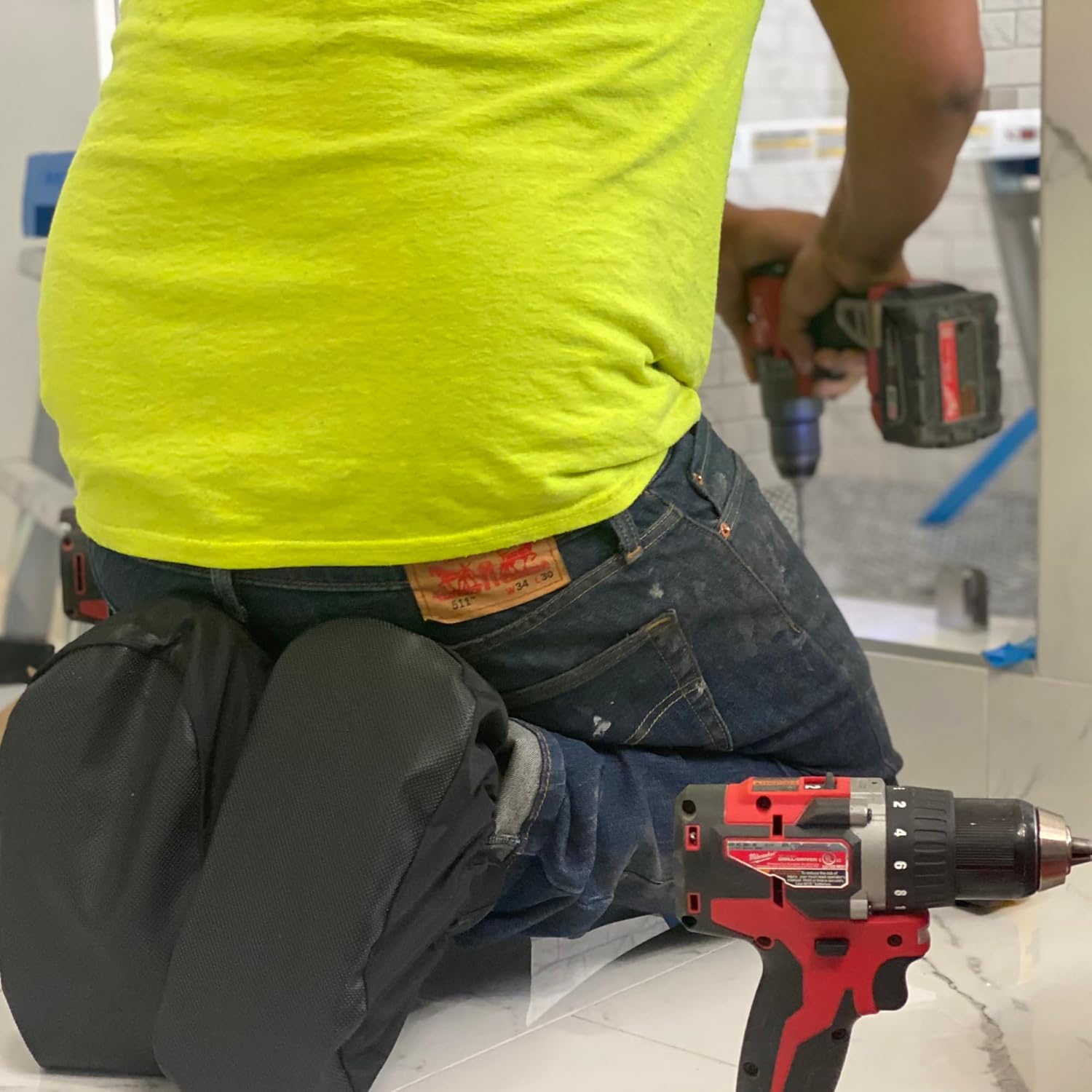 MyShoeCovers Premium Reusable Shoe and Boot Covers for Contractors - 1 Pair, Non-Slip, Black, Large - Image 5