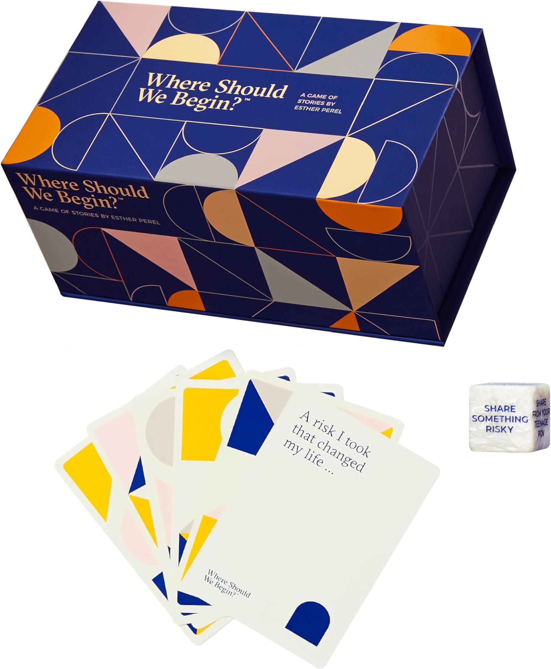 Esther Perel Where Should We Begin? A Game Of Stories - Conversation Cards For Couples & Friends Interactive With 200 Prompt 2-6 Player Card Games Date Night