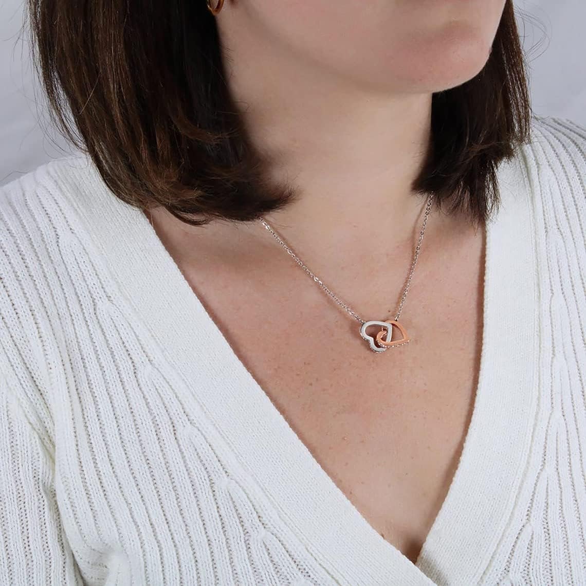 To My Beautiful Granddaughter Necklace, Gift From Grandpa, Grandma, Birthday Graduation Gift, Christmas For Her, Necklace Granddaughter, Message Card. Background 4