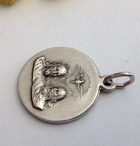 Miniatura 3 de Medalla de la Santísima Trinidad - Medallas de los Santos Patronos - Hecho en Italia, Latón