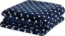 MANTA COBERTOR FLANNEL POÁ SOLTEIRO - ANTIALÉRGICA (Azul Marinho)