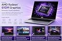 Acer One 14 Z14-55M Thin and Light Laptop | AMD Ryzen 3 7320U | 8GB LPDDR5/512GB NVMe SSD/Windows 11 Home | Ms-Office | 14-Inch HD Display, AMD Radeon 610M Graphics, Silver gallery image