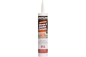 Rutland Stove Gasket Cement Black 10.3 Oz Cartridge - 78: Restoring Your Stove's Optimal Seal