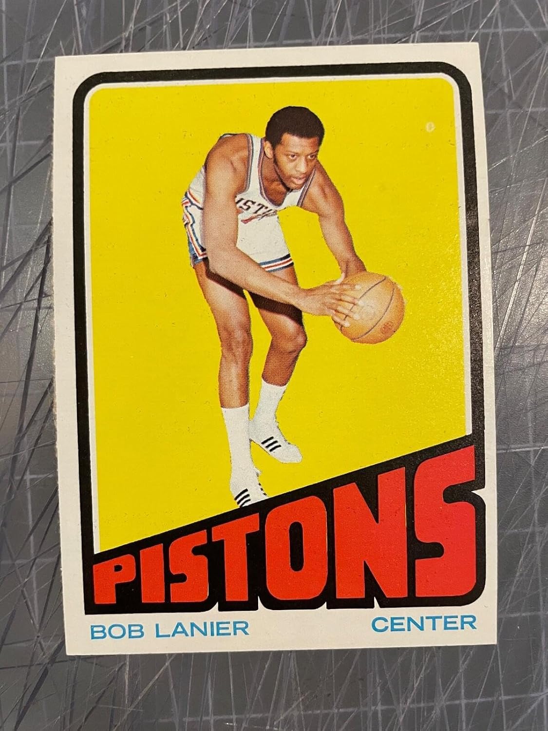 1972-73 Topps #80 Bob Lanier Detroit Pistons Basketball Card Nm/mt - Unsigned Basketball Cards