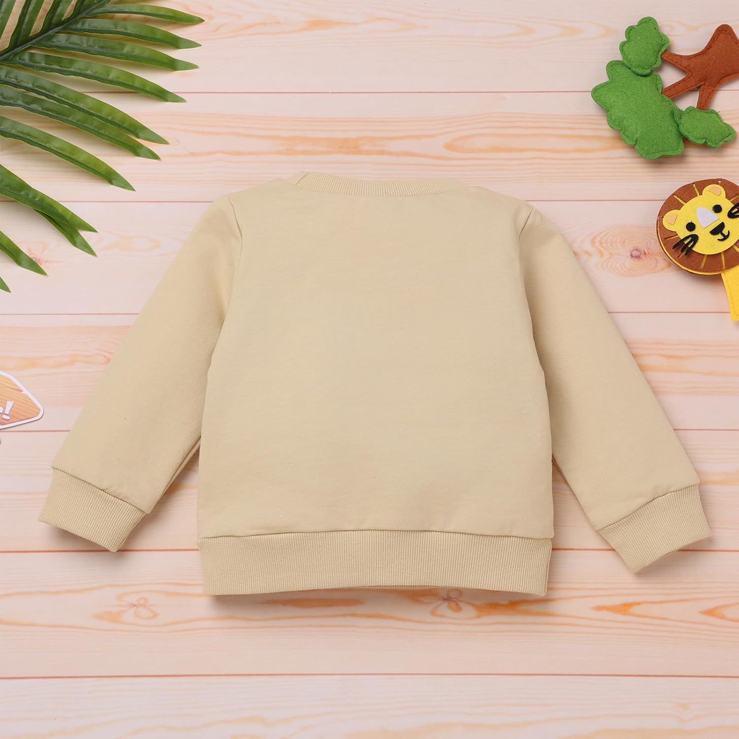 ODASDO Baby Boy 1st 2nd Safari Birthday Outfit Animal Print Long Sleeve Top Sweatshirt with Pants Set Fall Winter Clothes - Image 7