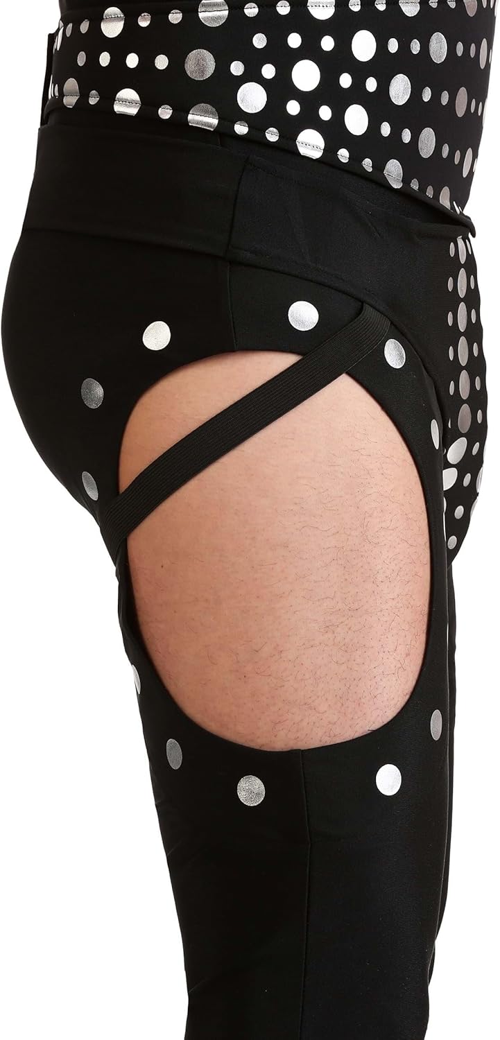 KISS Adult Demon Costume for Men, 70's Rockstar Performer Halloween Outfit, Glam Rock Attire Party and Dress-up - Image 3