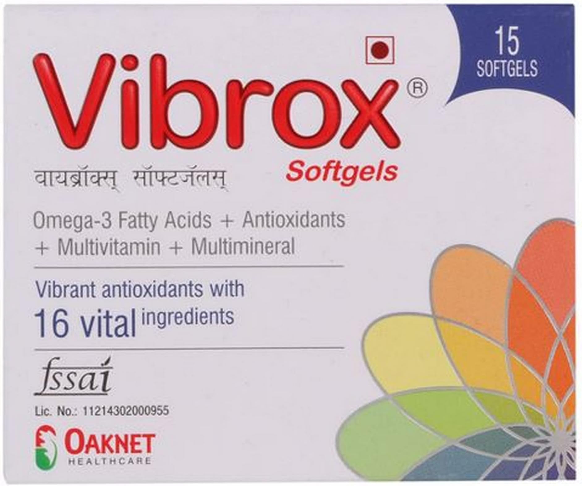 Vibrox - Strip of 15 Tablets