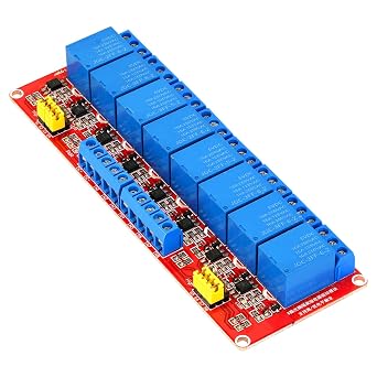 WWZMDiB Relay Module High and Low Level Trigger Optocoupler Isolation Compatible with for Arduino Raspberry Pi ESP32 STM 1, 8 Channel, 24 V