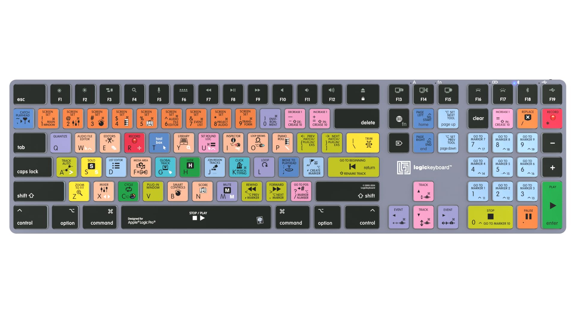 【新品】Logickeyboard Pro Tools Keyboard Win LogicKeyboard Slim Line Keyboard for Avid Pro Tools - PC Reviews