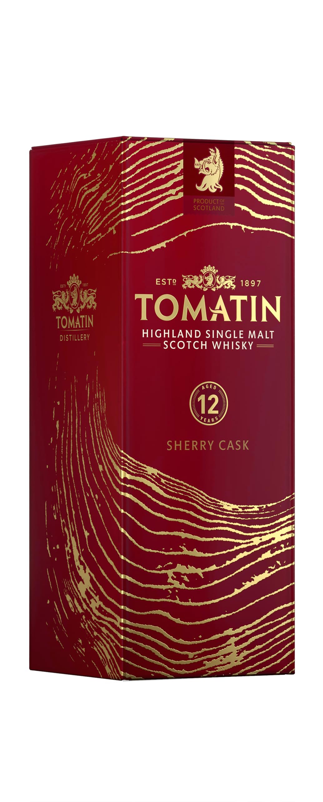 TOMATIN SINGLE MALT WHISKY 12 AÑOS "SHERRY CASK" 70CL 40%