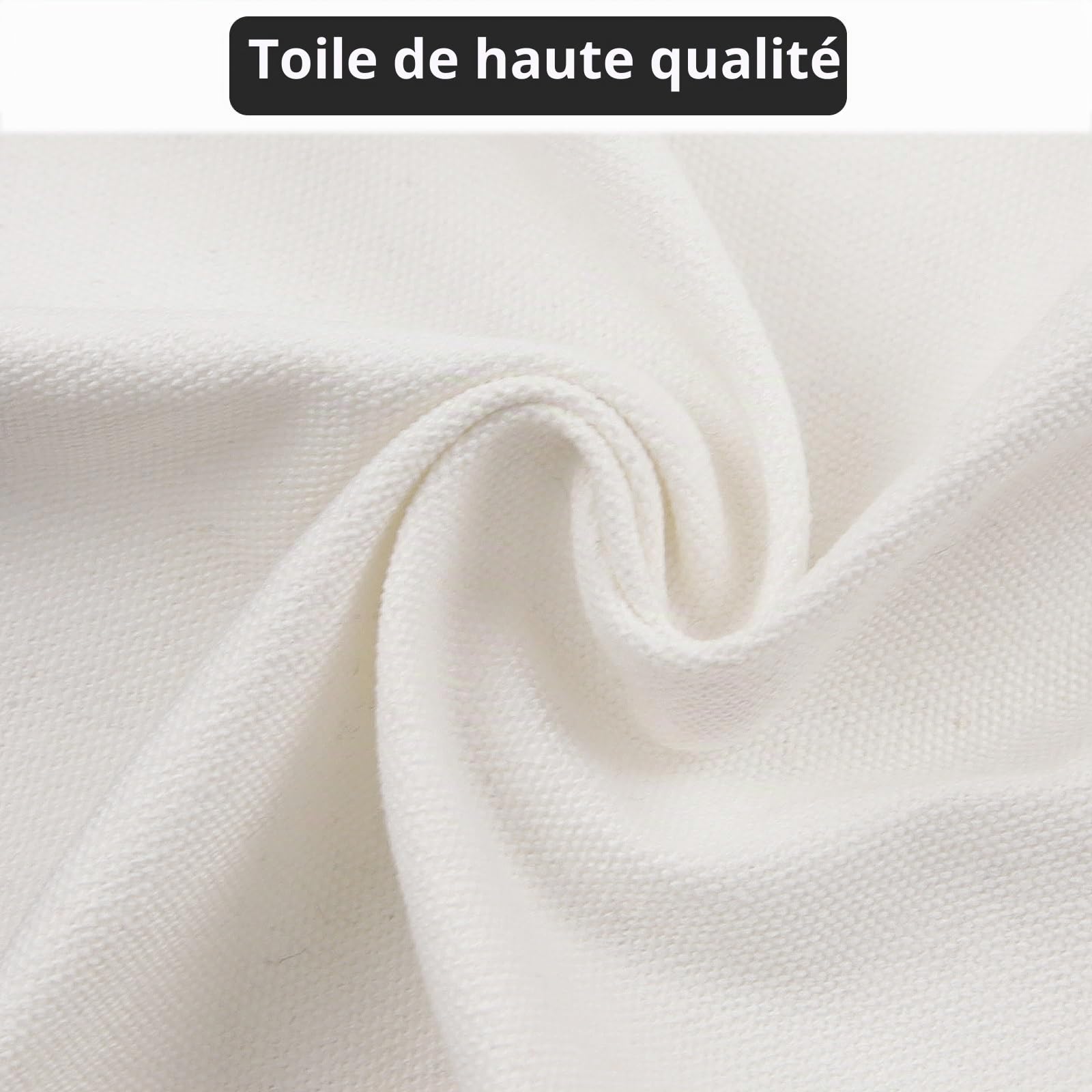 OKBA Lot de 10 sacs fourre-tout en polyester pour sublimation, sacs fourre-tout en toile vierge pour loisirs créatifs et décoration