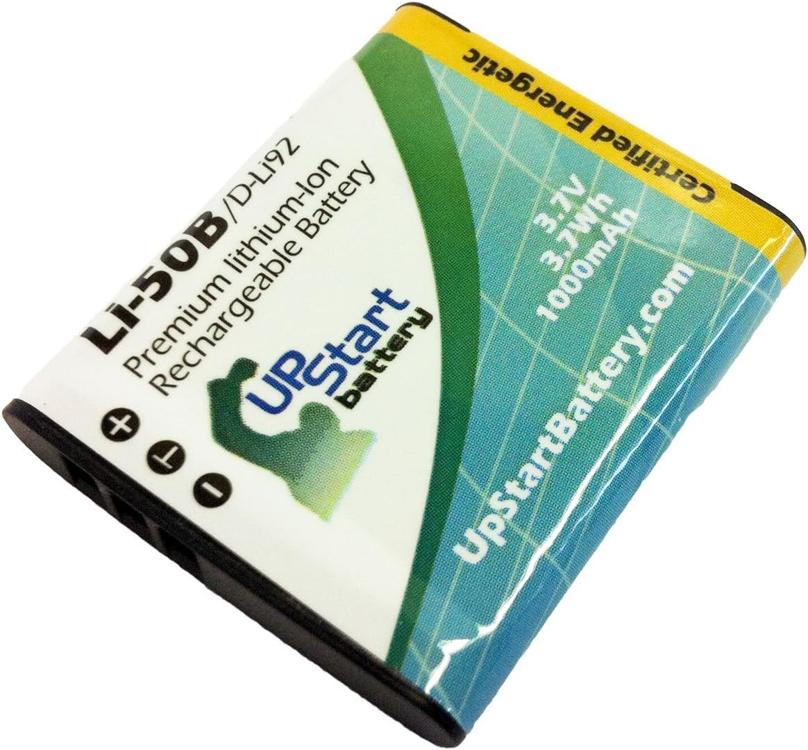 Replacement for Olympus Tough TG-610 Battery - Compatible with Olympus LI-50B Digital Camera Battery (1000mAh 3.7V Lithium-Ion)