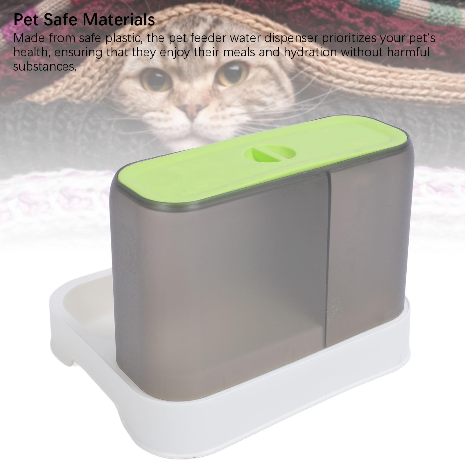 Comedero automático para gatos 3 en 1 de gran capacidad
