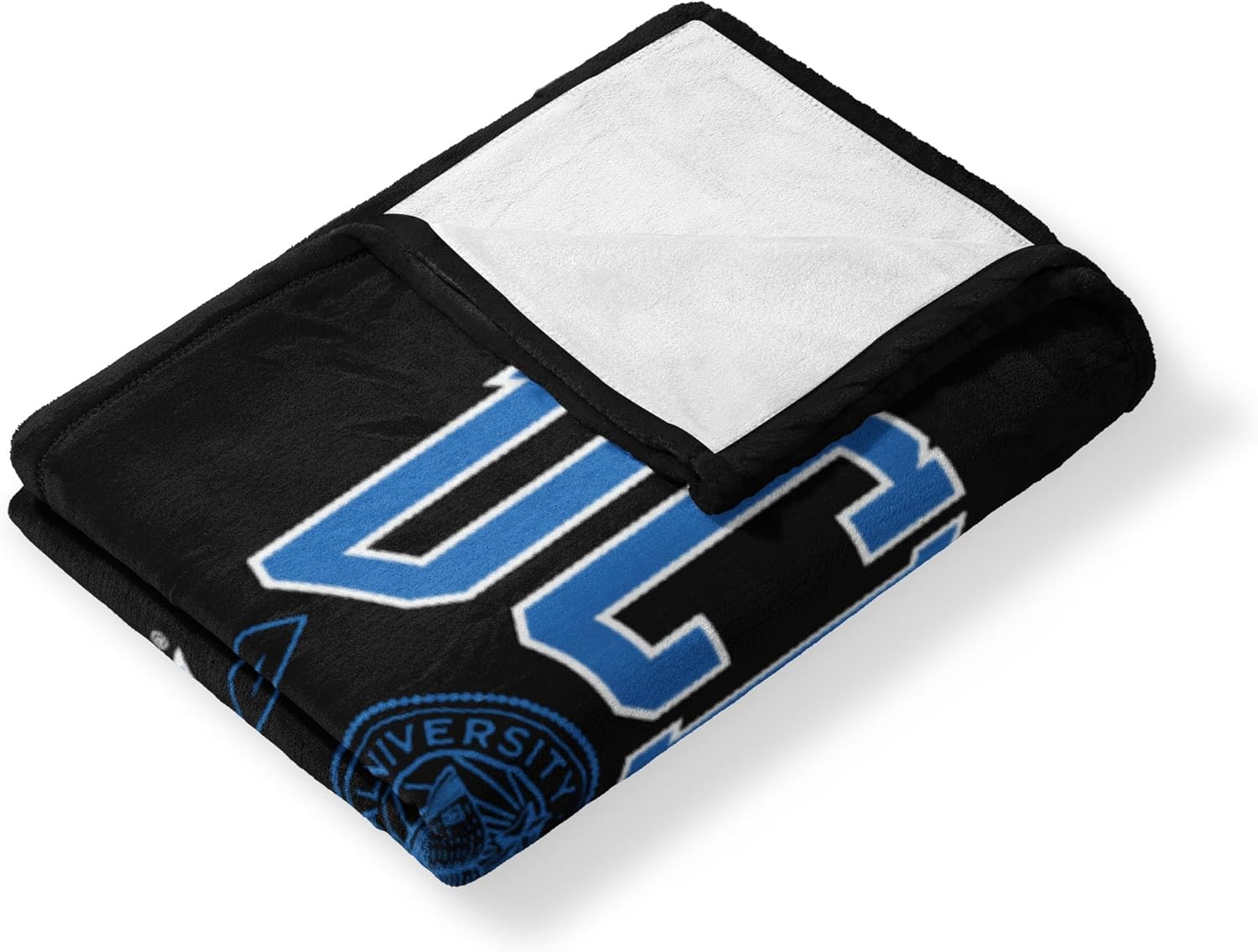Northwest NCAA UCLA Bruins Silk Touch Throw Blanket, 50" x 60", Scholar Black
