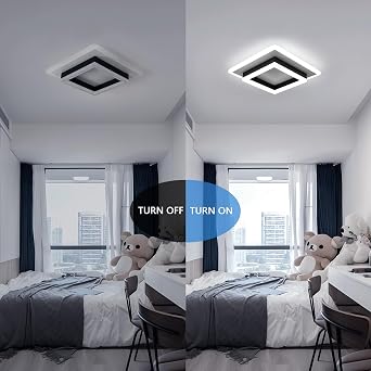 Comely LED Ceiling Light, 30W Super Bright Modern LED Ceiling Lamp 6500K [Energy Class E]