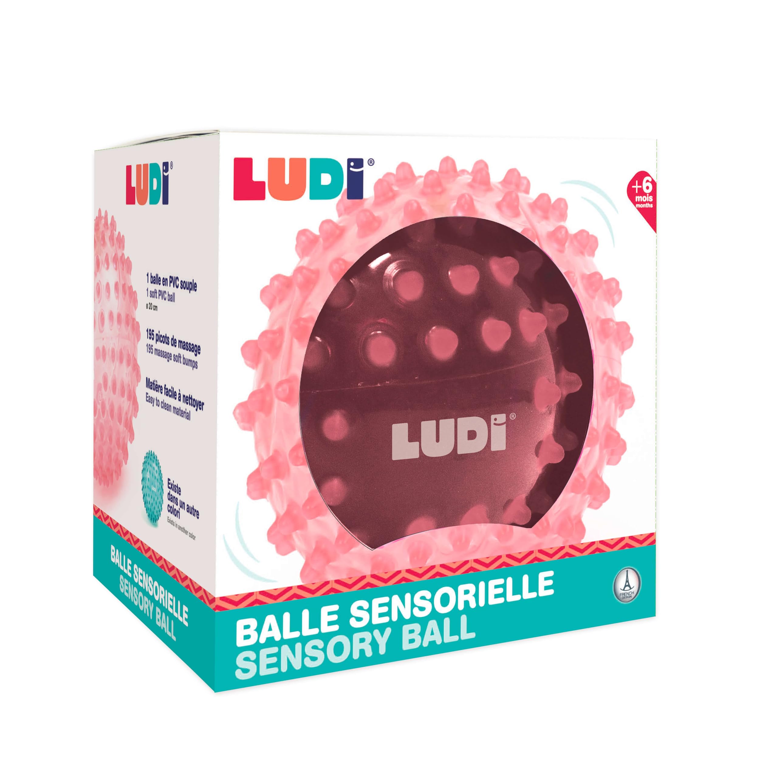 6 Balles De Massage Tactiles Pour Bébé - Couleurs Vives, Texture Douce, Environ 7 Cm - Pour Développement Sensoriel Et Bain