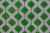 Vista 4 de Moldes de hormigón DIY Hierba Bloque de pavimentación de hormigón Adoquines de hormigón y adoquines S62