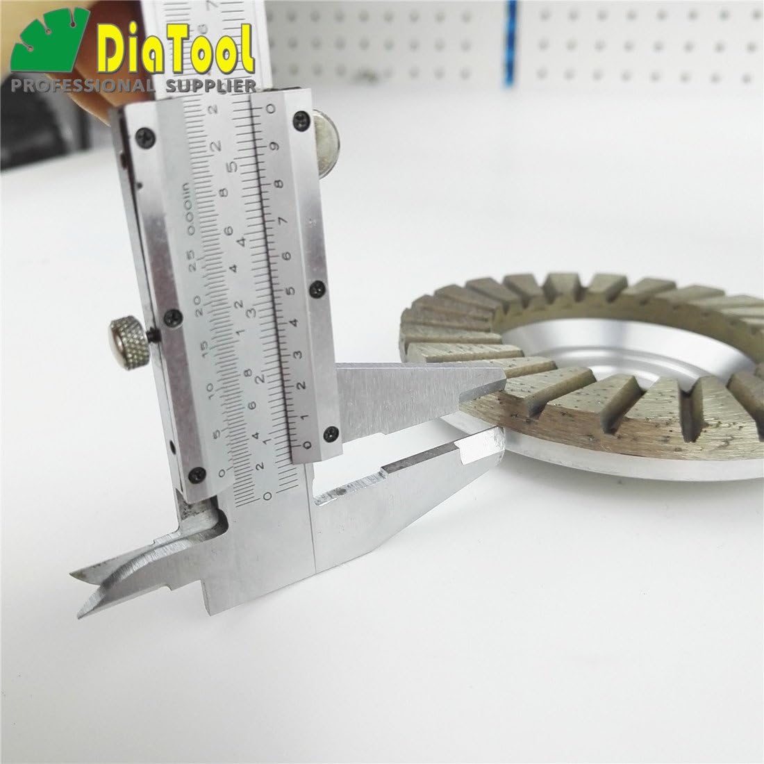 SHDIATOOL 4 Inch Diamond Grinding Cup Wheel for Granite Marble Concrete Brick Lower Noise Alu Based Turbo Cup Disc Bore:7/8 Grit 30
