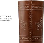 DREAM PAIRS Women's Knee High Boots Square Toe Stitched Tall Boots Embroidery Pull On Comfortable Long Boots for Country Concert