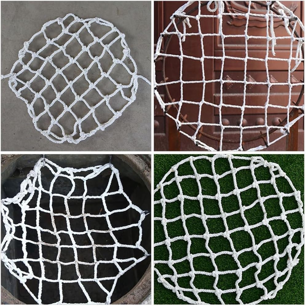 Generic 4pcs Round Fall Nets for Sewer Cover Gutter Guards Protective Well Cover Net