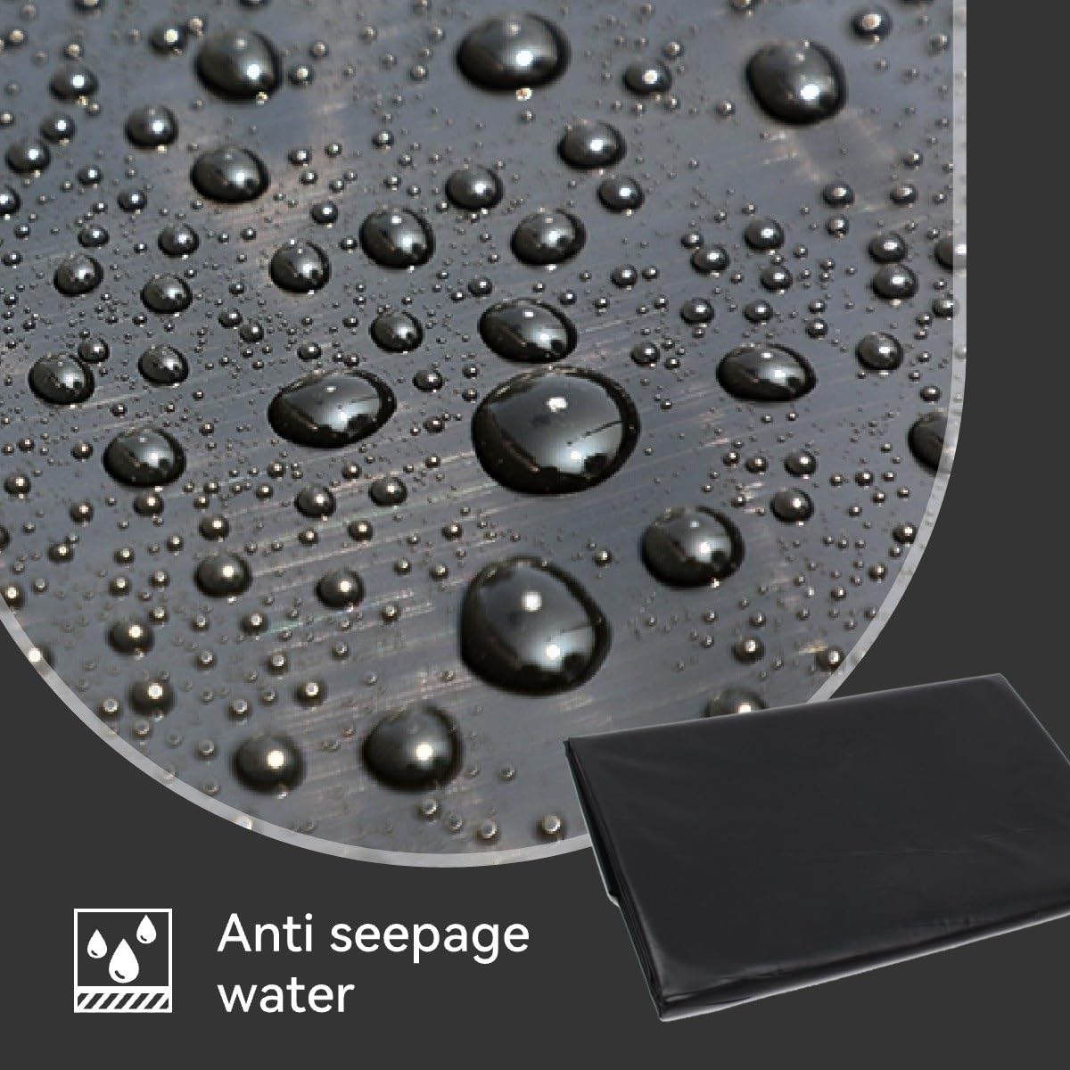 Telo geotessile per laghetto per Pesci 8x12 m, Membrana Impermeabile per riparazioni paesaggistiche, Toppe, Fauna Selvatica, Giardino, Serbatoio, fontane, Anti-UV, Flusso d'Acqua, rivestimen