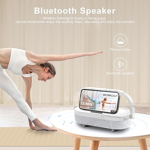 Miniatura 3 de iGaur Lámpara de noche LED, lámparas táctiles para mesita de noche de dormitorio, lámpara de mesita de noche 4 en 1 con cargador inalámbrico,